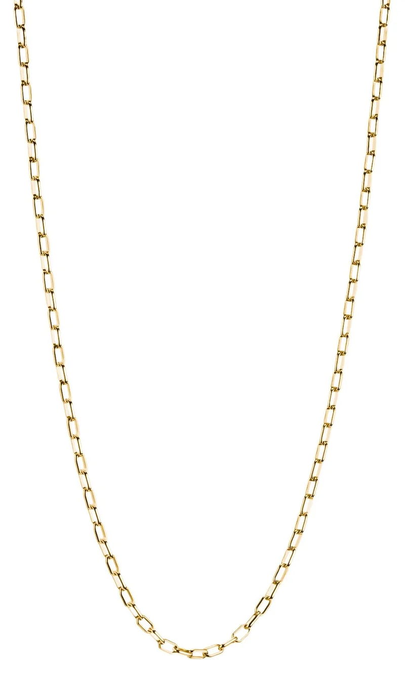Thomas Sabo Charm-Kette Paperclip vergoldet 70 cm Länge