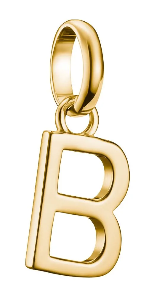Thomas Sabo Charm-Anhänger Buchstabe B Connect vergoldet