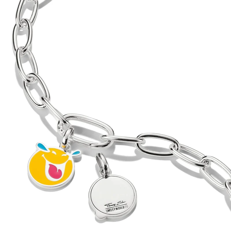 Thomas Sabo SMILEYWORLD® Cheeky Charm-Anhänger Connect Silber