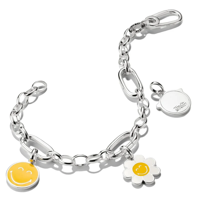 Thomas Sabo SMILEYWORLD® Sunglasses Charm-Anhänger Connect Silber