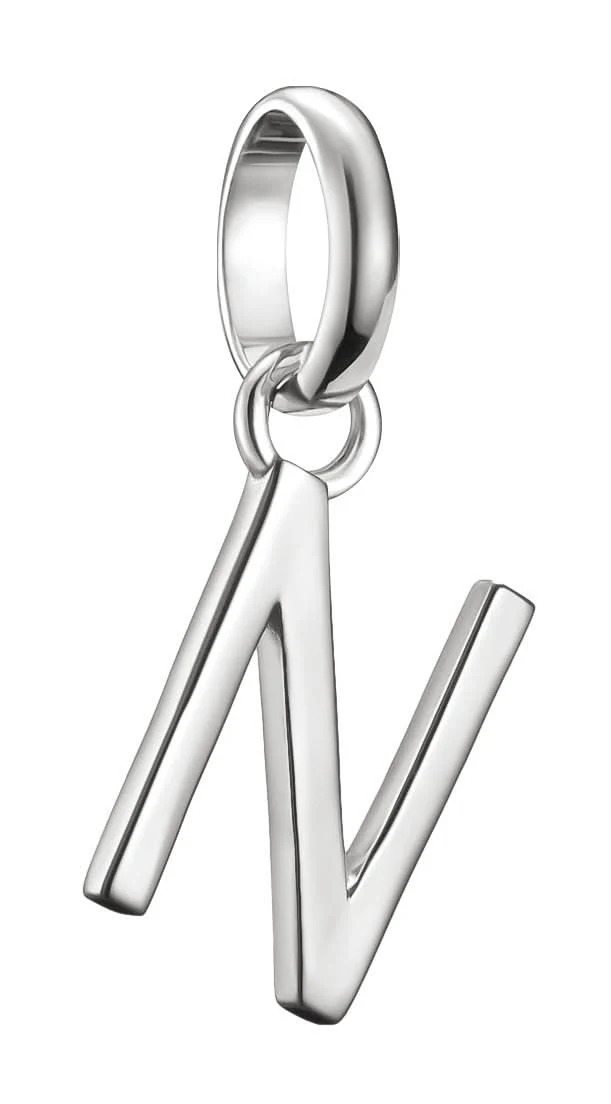 Thomas Savo Charm-Anhänger Buchstabe N Connect Silber
