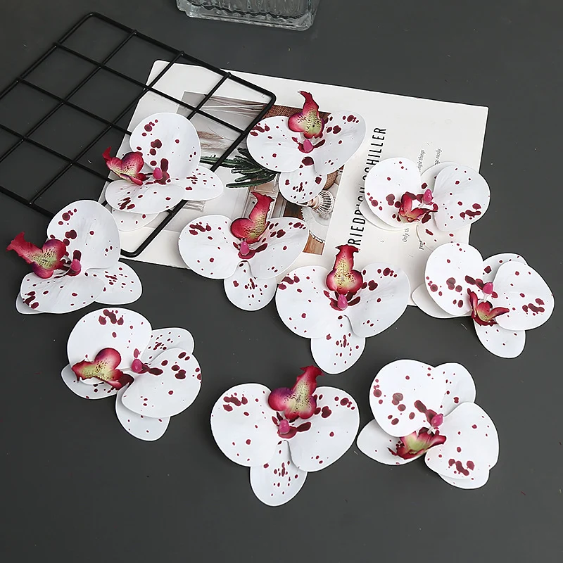 Dekoratives Orchideenblatt für die Wohnkultur展示