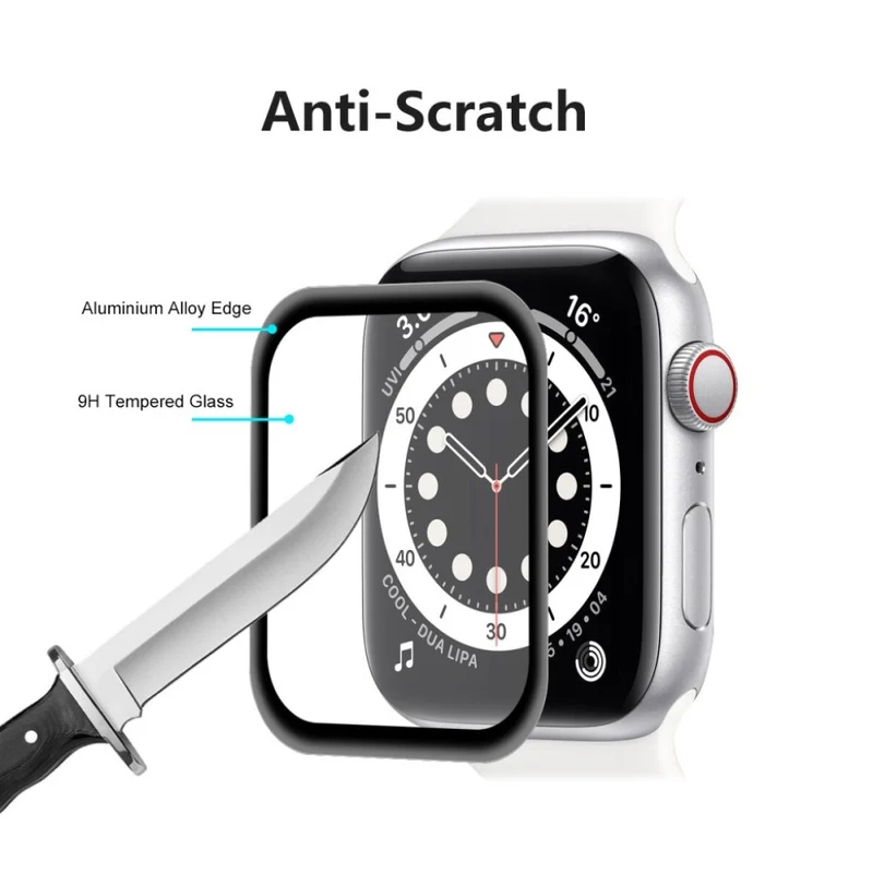 2stück Apple Smartwatch Gehärtetes Glas 9H Universell Displayschutz