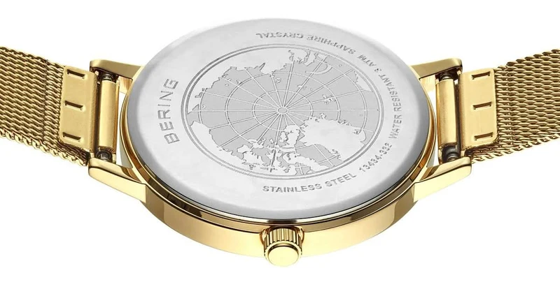 Bering Classic 13434-332 Damenuhr • Saphirglas • Milanaise