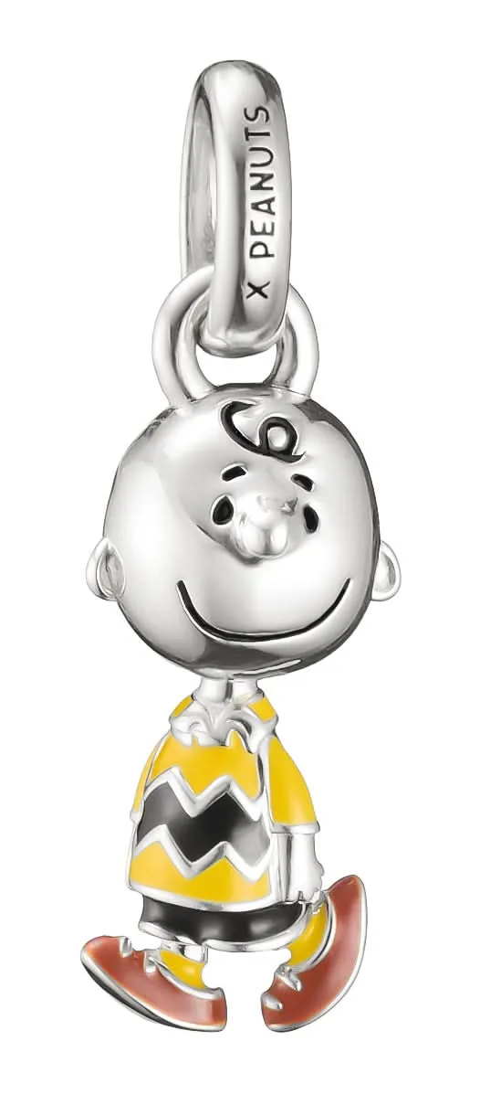 Charm-Anhänger aus recyceltem 925 Sterlingsilber Charlie Brown PEANUTS Connect Thomas Sabo Modell: CC1304-664-4