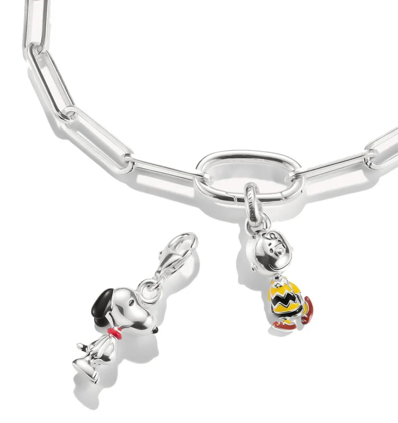 Charm-Anhänger aus recyceltem 925 Sterlingsilber Charlie Brown PEANUTS Connect Thomas Sabo Modell: CC1304-664-4