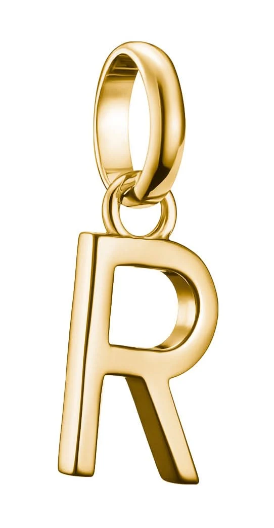 Thomas Sabo Charm-Anhänger Buchstabe R Connect vergoldet