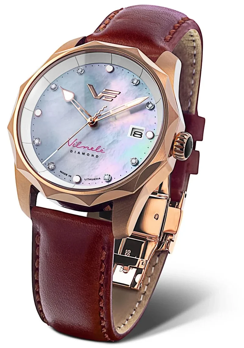 Vostok Europe Vilnelė Diamond VS42-125B754 Damenuhr • Solar • Diamanten