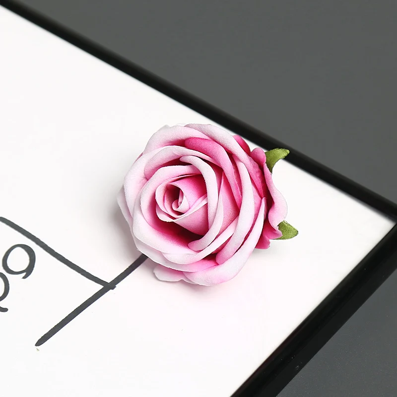 Elegante Seidenrosen-Nadel für dekorative Zwecke