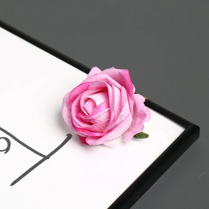Elegante Seidenrosen-Nadel für dekorative Zwecke
