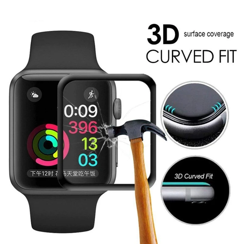 Apple Watch Series 4 44mm / Apple Watch 44mm Gehärtetes Glas Universell Displayschutz