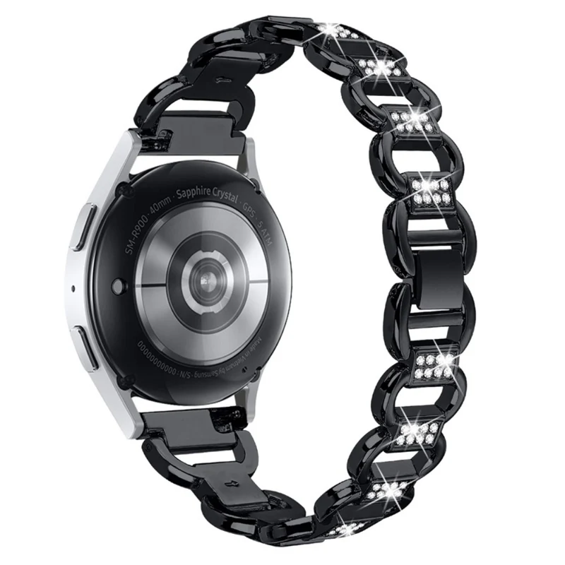 Super bequem Universell Samsung Metall und Strass armband