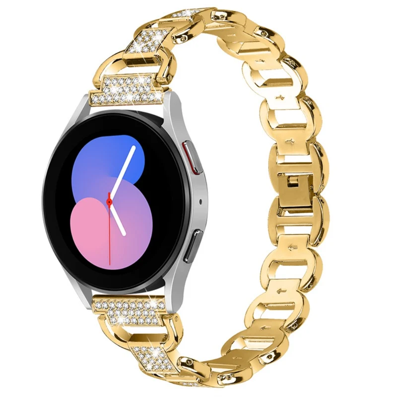 Super bequem Universell Samsung Metall und Strass armband