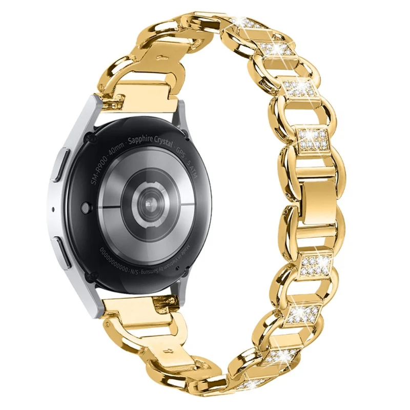 Super bequem Universell Samsung Metall und Strass armband
