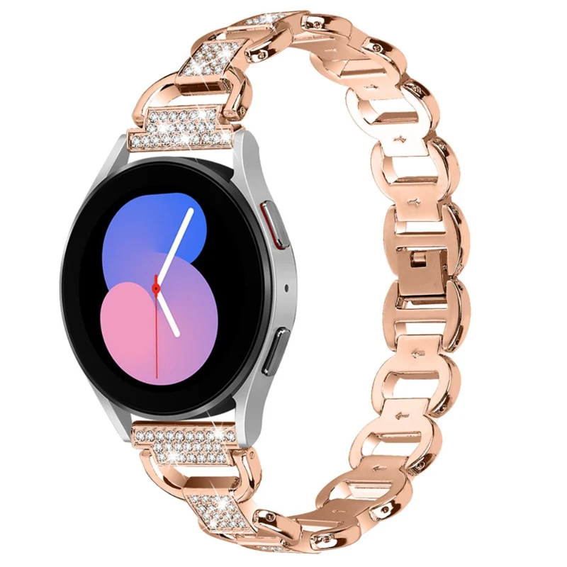 Super bequem Universell Samsung Metall und Strass armband