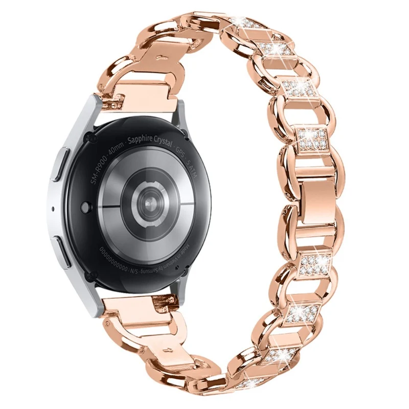 Super bequem Universell Samsung Metall und Strass armband