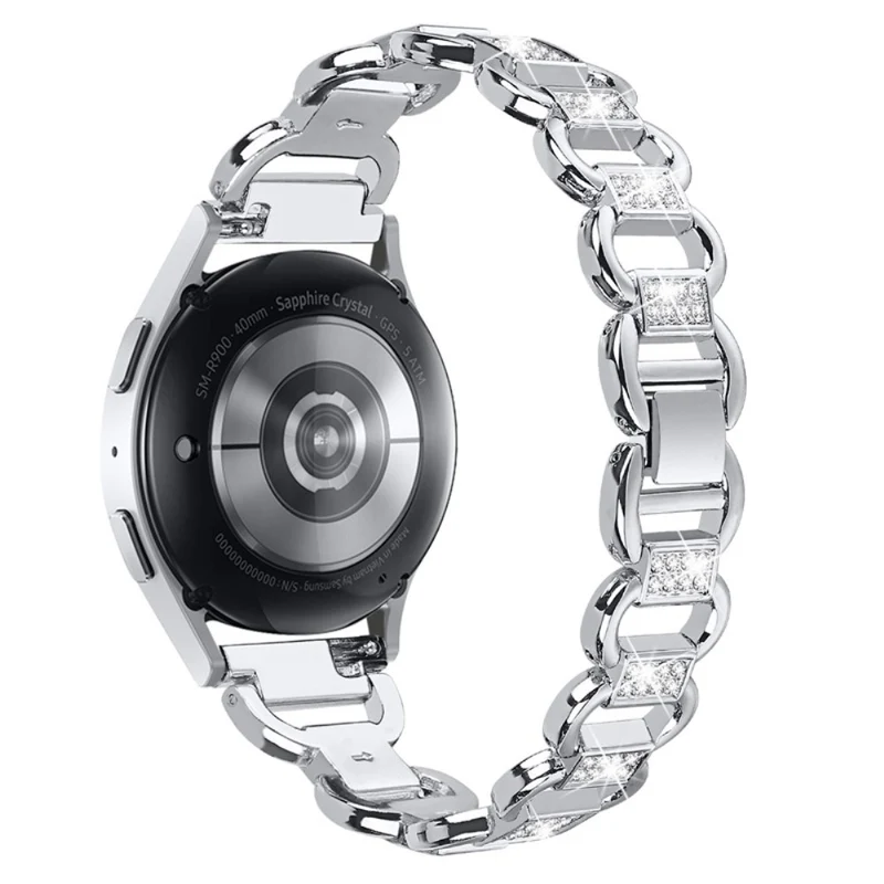 Super bequem Universell Samsung Metall und Strass armband