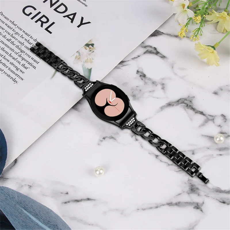 Auffallend süß Universell Samsung Metall und Strass armband