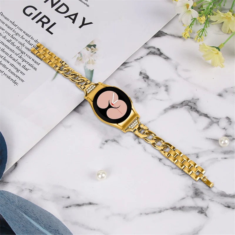 Auffallend süß Universell Samsung Metall und Strass armband