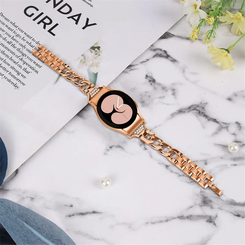 Auffallend süß Universell Samsung Metall und Strass armband