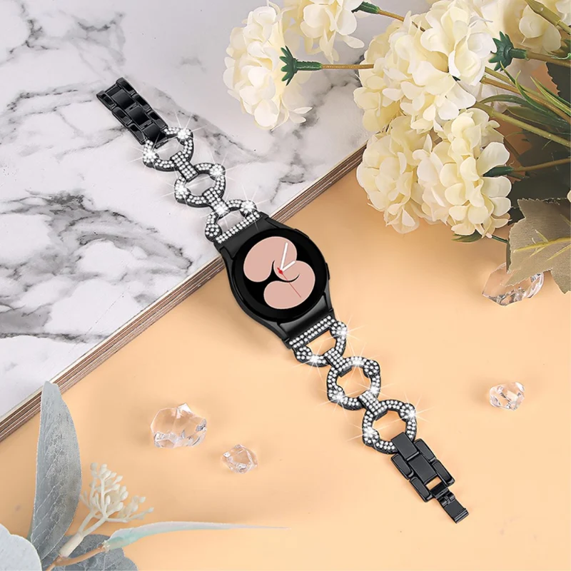 Mega stylisch Universell Samsung Metall und Strass armband