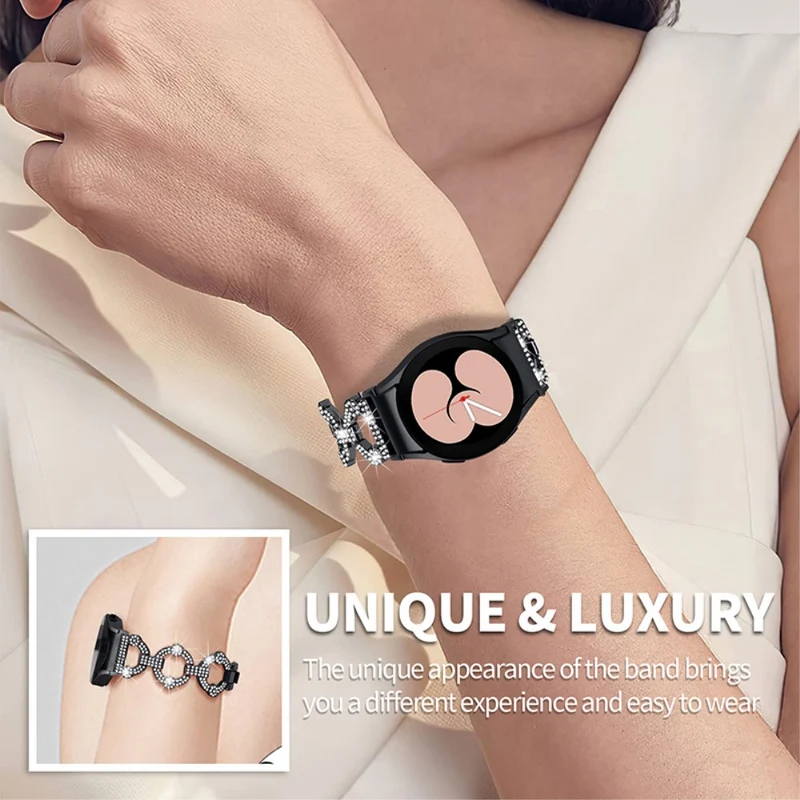 Mega stylisch Universell Samsung Metall und Strass armband