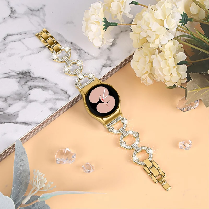 Mega stylisch Universell Samsung Metall und Strass armband