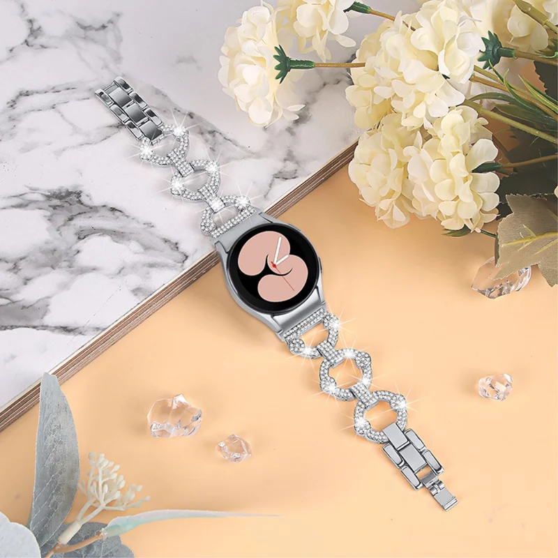 Mega stylisch Universell Samsung Metall und Strass armband