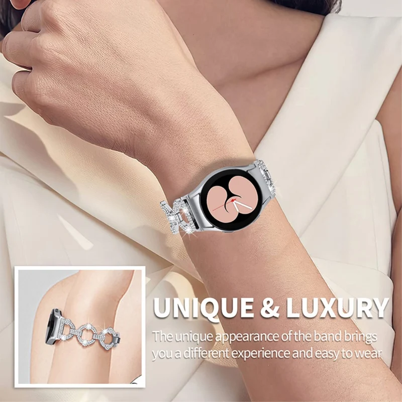 Mega stylisch Universell Samsung Metall und Strass armband