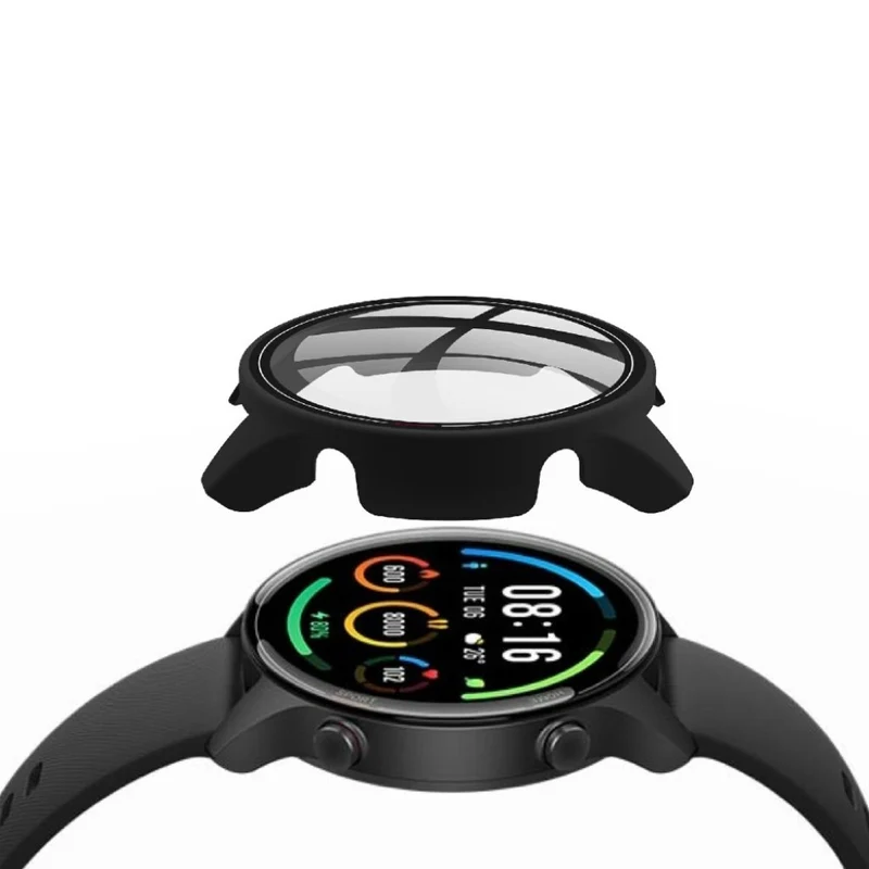 Schön Xiaomi Mi Watch Color Silikon / TPU und Glas Hülle