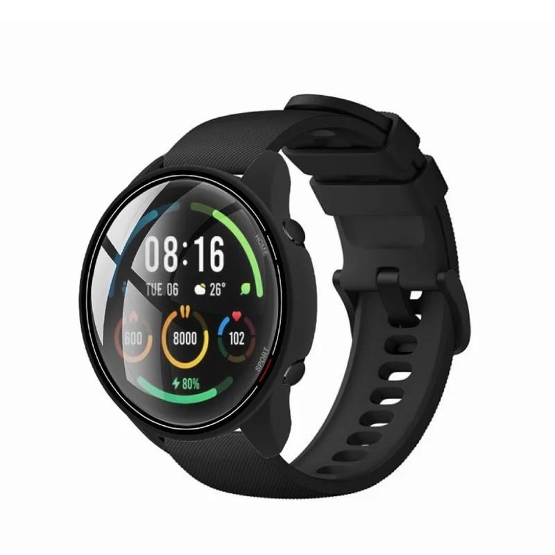 Schön Xiaomi Mi Watch Color Silikon / TPU und Glas Hülle