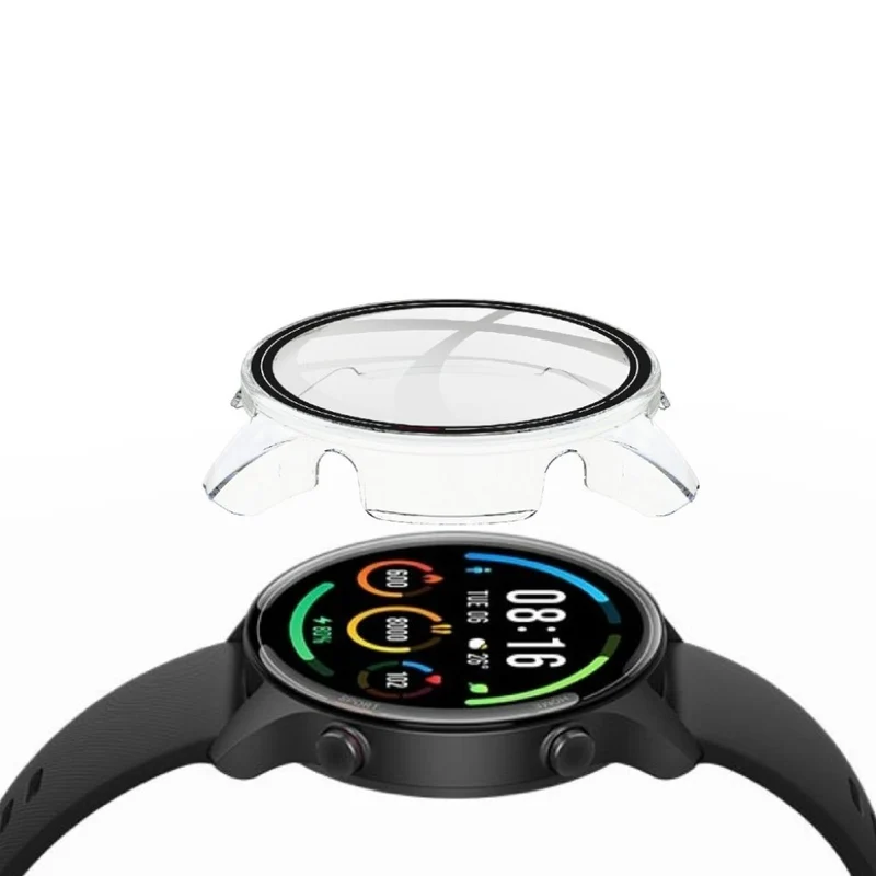 Schön Xiaomi Mi Watch Color Silikon / TPU und Glas Hülle