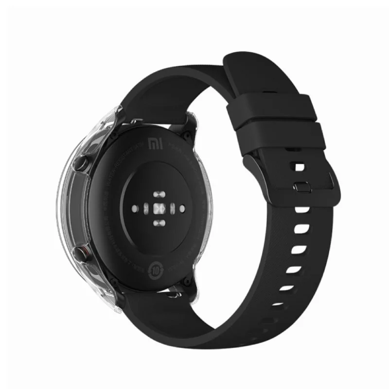 Schön Xiaomi Mi Watch Color Silikon / TPU und Glas Hülle