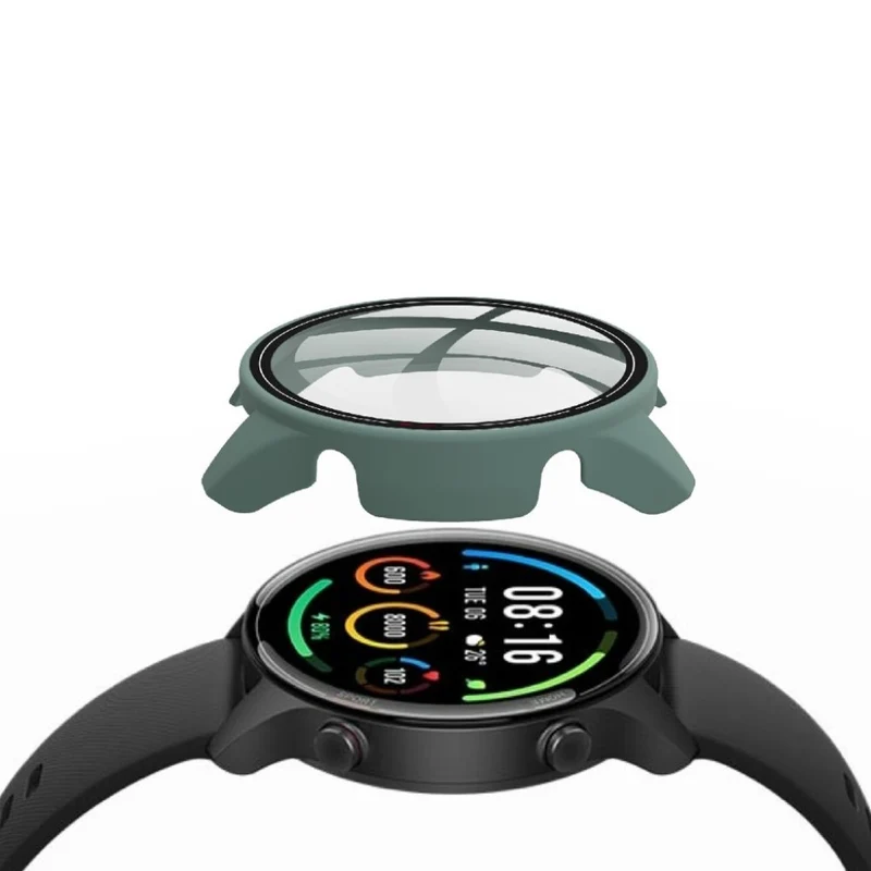 Schön Xiaomi Mi Watch Color Silikon / TPU und Glas Hülle