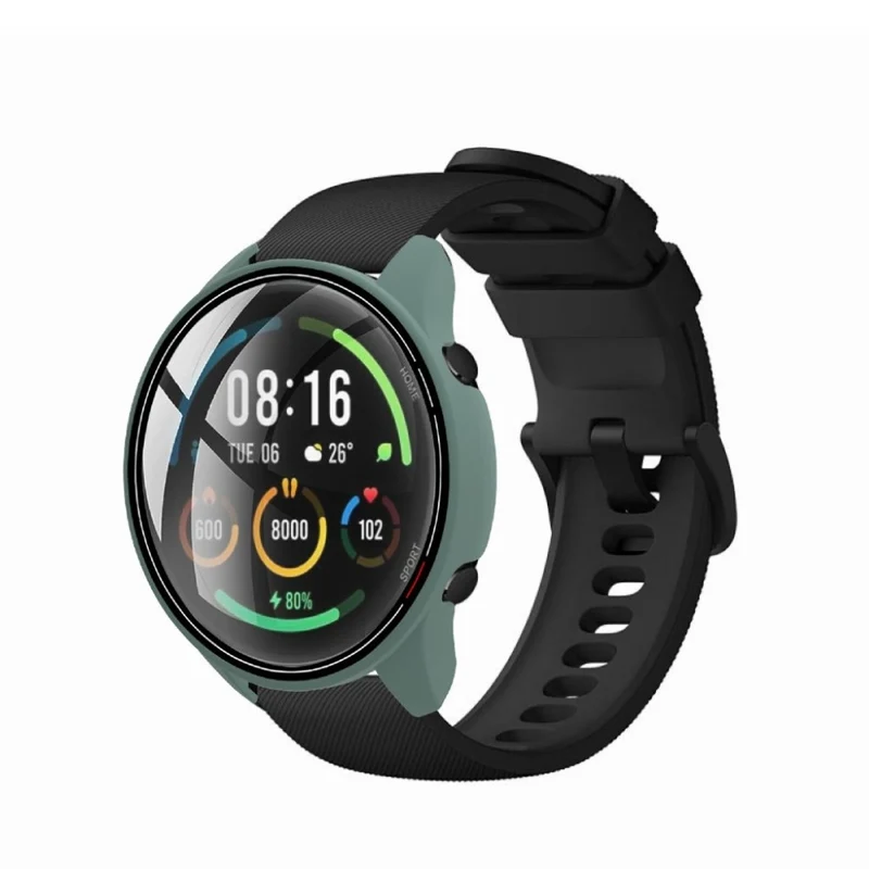 Schön Xiaomi Mi Watch Color Silikon / TPU und Glas Hülle