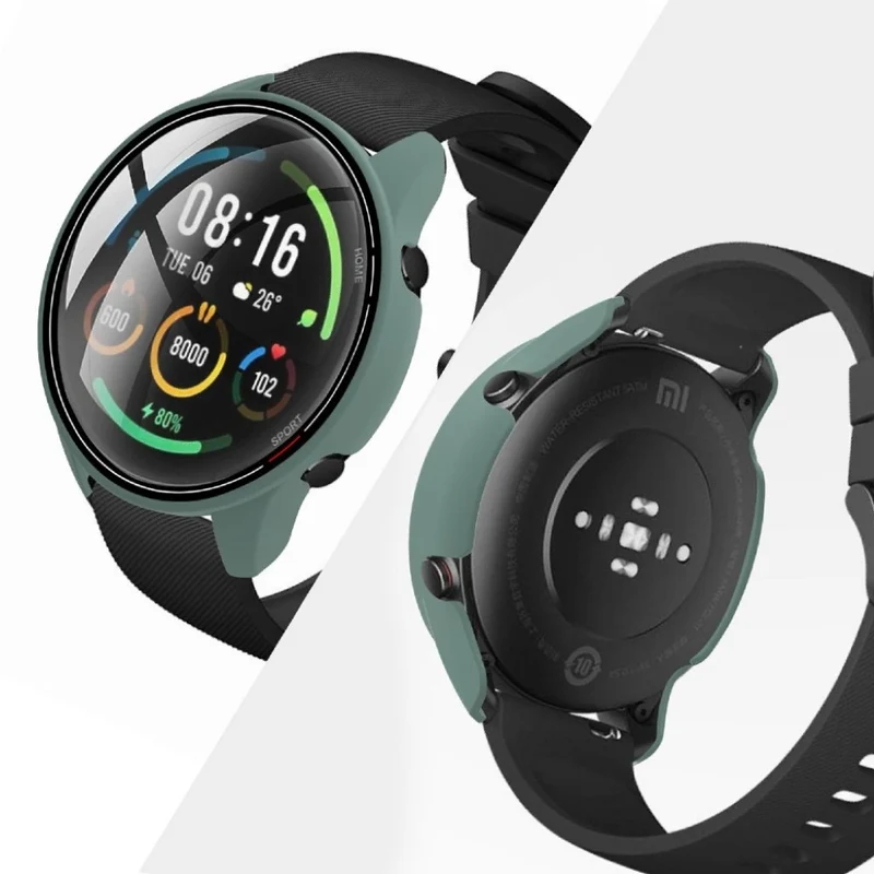 Schön Xiaomi Mi Watch Color Silikon / TPU und Glas Hülle