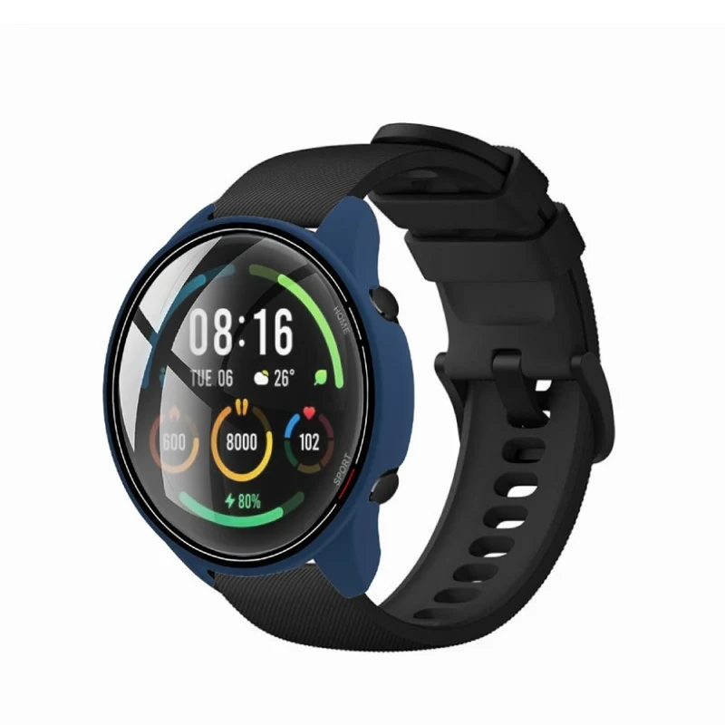 Schön Xiaomi Mi Watch Color Silikon / TPU und Glas Hülle