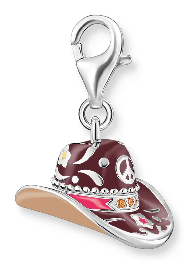 Thomas Sabo Charm-Anhänger Cowboy-Hut Silber