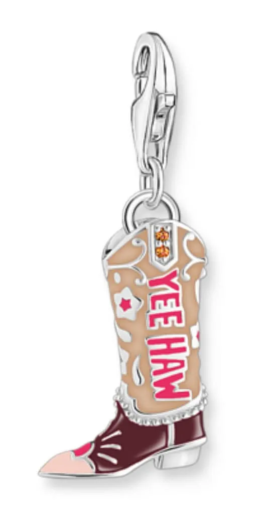 Thomas Sabo Charm-Anhänger Cowboy-Stiefel Silber
