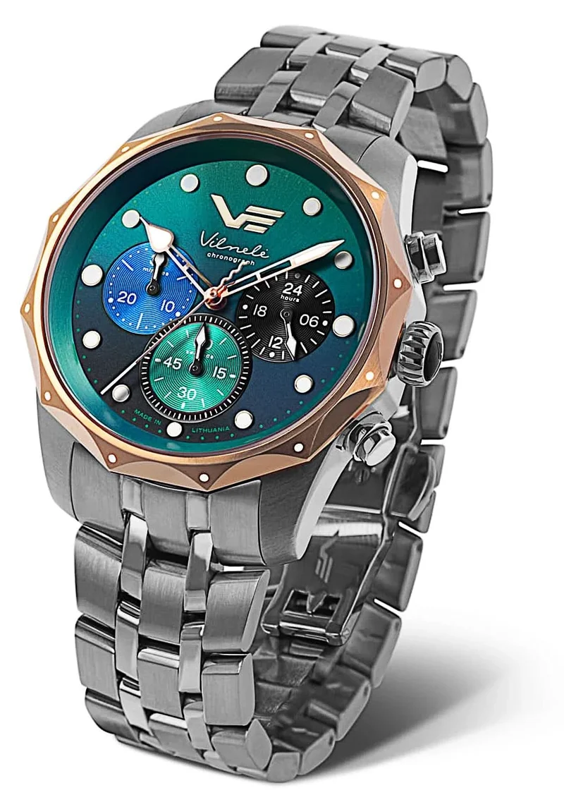 Vostok Europe Vilnele JS20-125E752B Damenuhr • Saphirglas • Chronograph