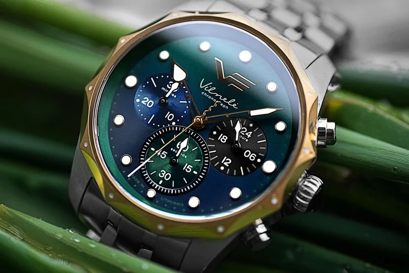 Vostok Europe Vilnele JS20-125E752B Damenuhr • Saphirglas • Chronograph