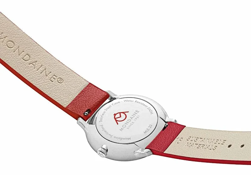 Mondaine Doppio MLE.33110.LCV Damenuhr • SBB Design • Swiss Made