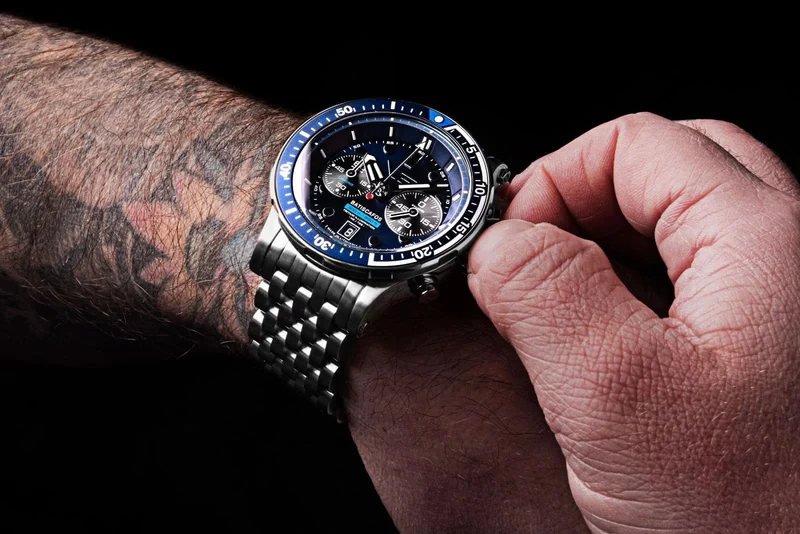 Vostok Europe Batiscafos 6S21-511A772B Herrenuhr • 30 ATM Taucheruhr • Tritium-Beleuchtung