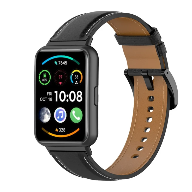 Mega sympathisch Huawei Watch Fit 2 Echtes Leder armband