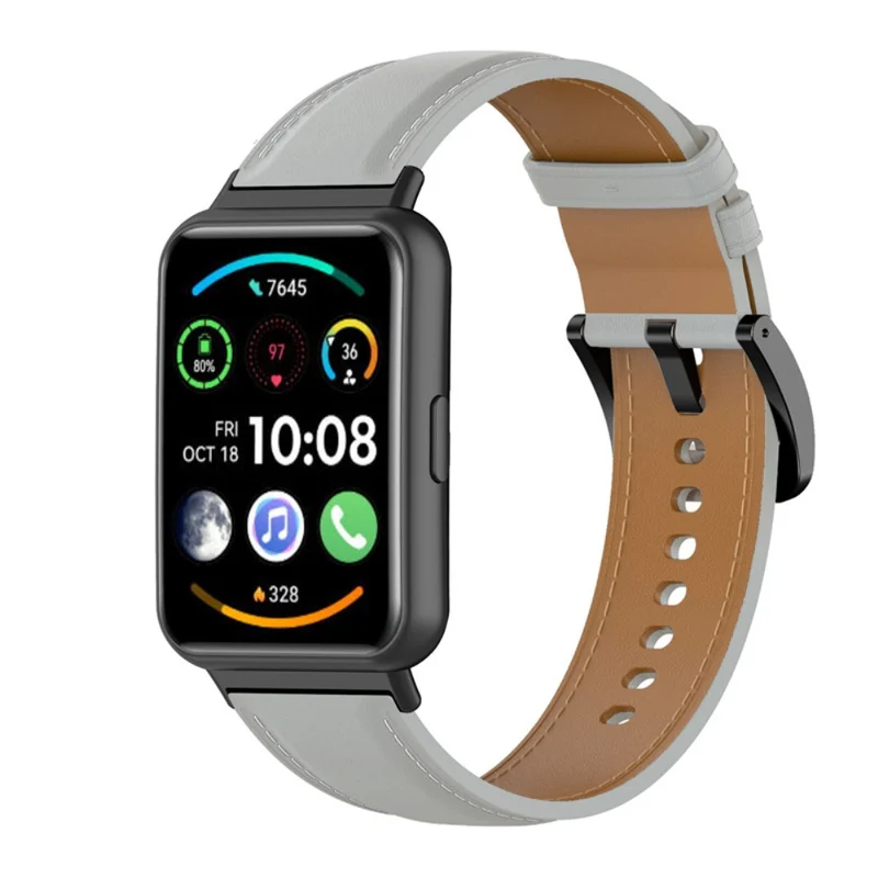 Mega sympathisch Huawei Watch Fit 2 Echtes Leder armband