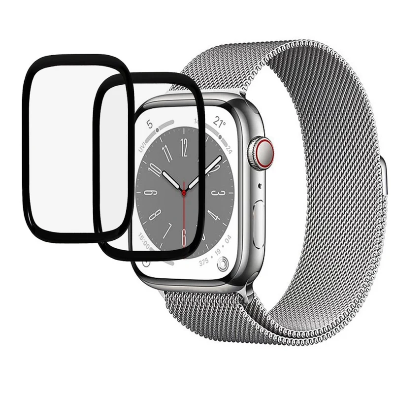 2stück Apple Watch Series 8 (41mm) / Apple Watch Series 7 41mm Plastik HD Displayschutz