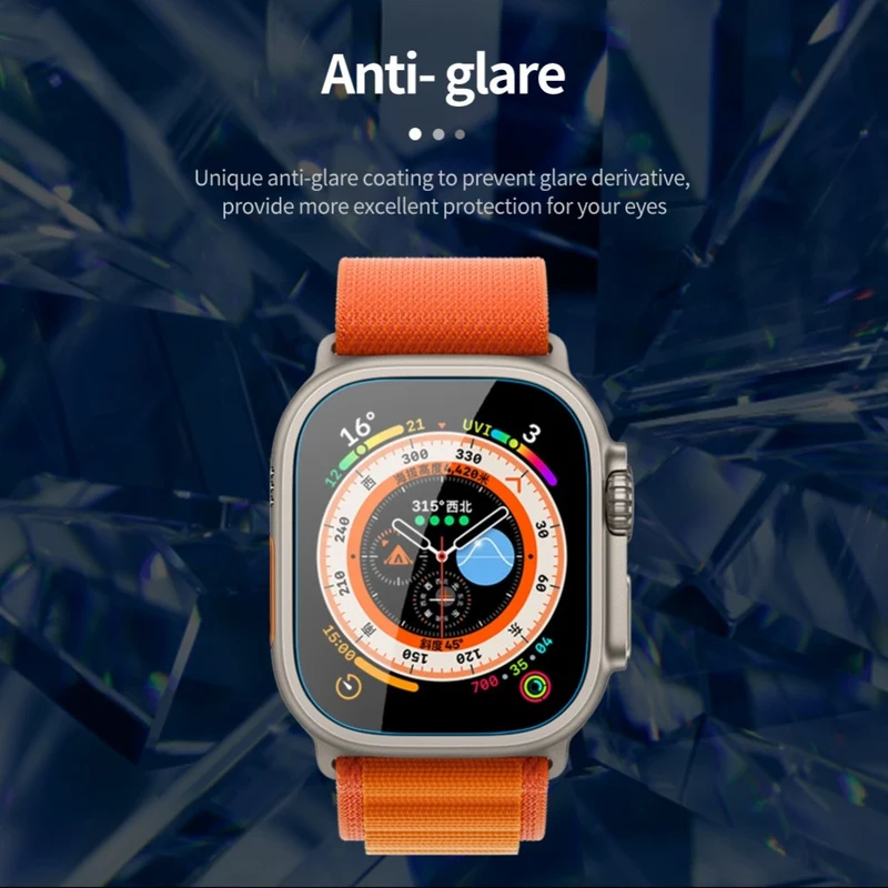 Apple Watch Ultra Gehärtetes Glas Displayschutz