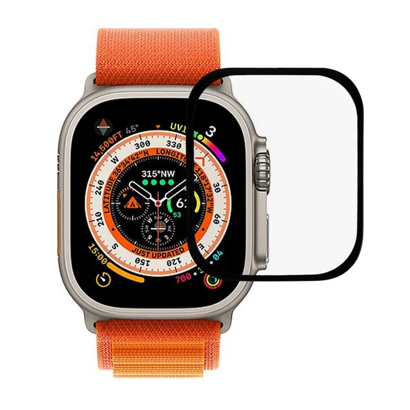 Apple Watch Ultra Gehärtetes Glas Displayschutz