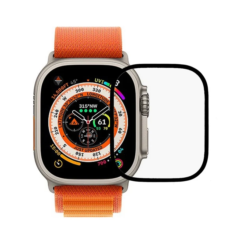 Apple Watch Ultra Plastik HD Displayschutz