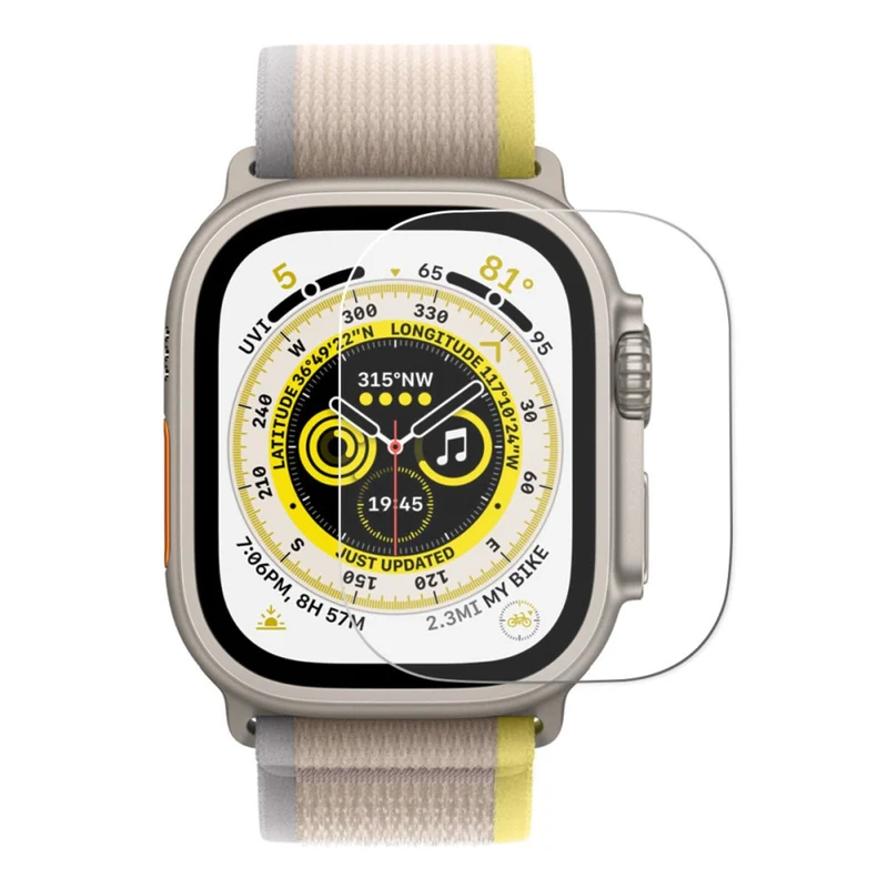 Apple Watch Ultra Gehärtetes Glas 0.2mm Displayschutz